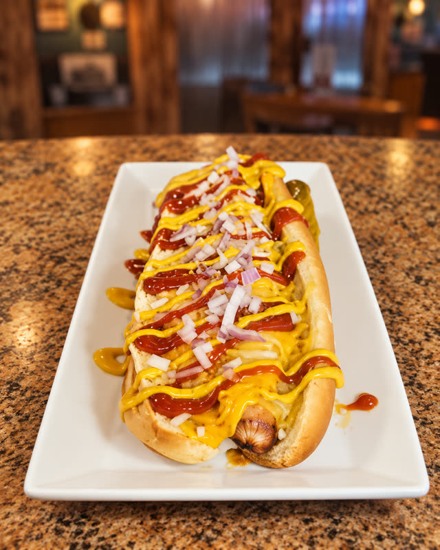 Chili cheese dog