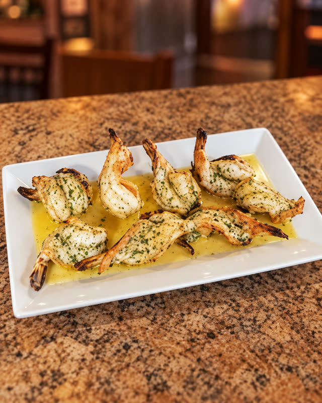 Garlic butter shrimp