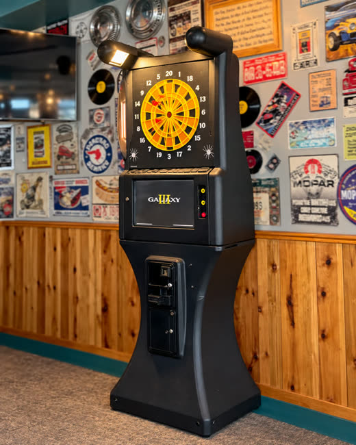 Electronic dartboard machine