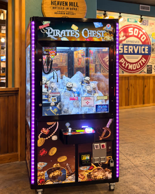 Pirate's Quest claw machine