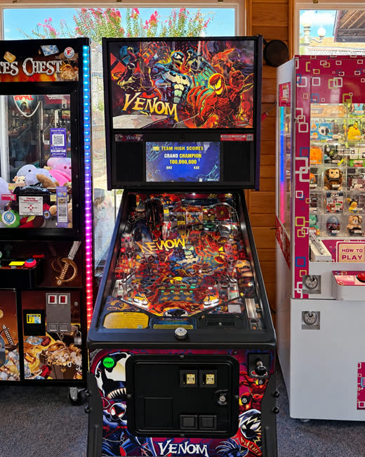 Venom pinball machine