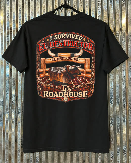 Black I Survived El Destructor tee