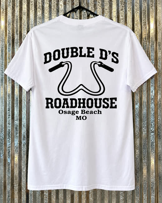 White Double D's Roadhouse Osage Beach tee