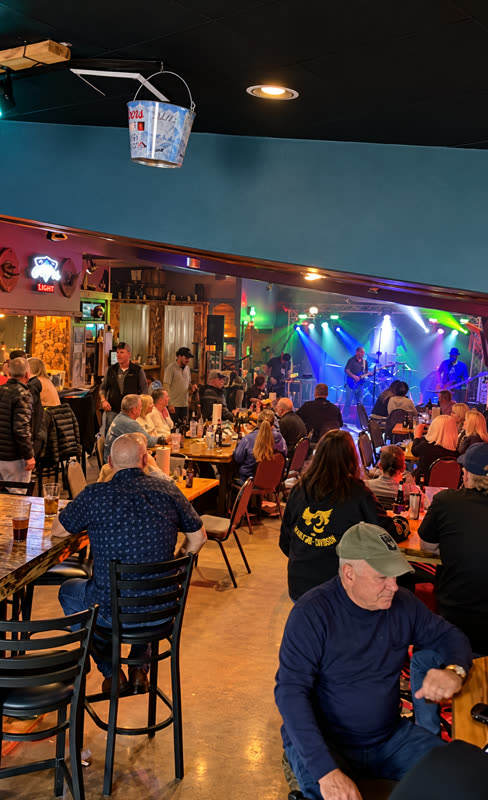 A busy night at the bar